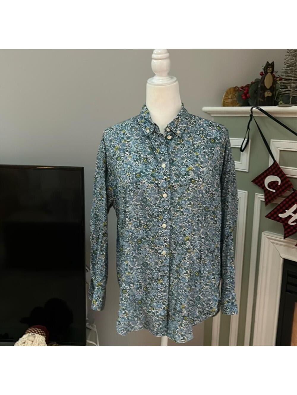J.Crew Relaxed long-sleeve women’s blouse